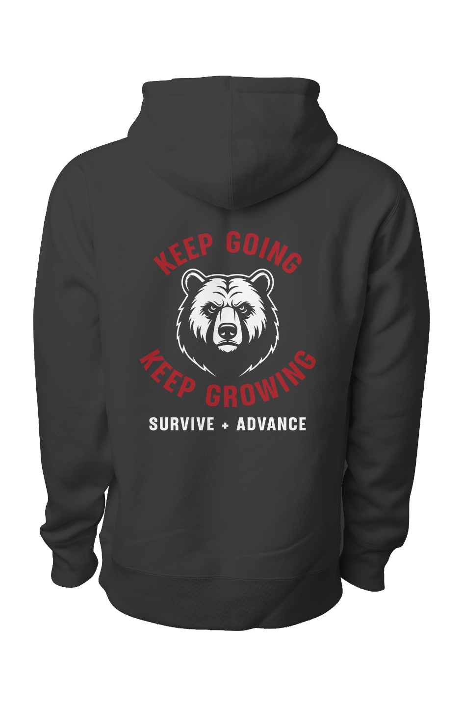 KGKG Bear Hoodie - Survive + Advance