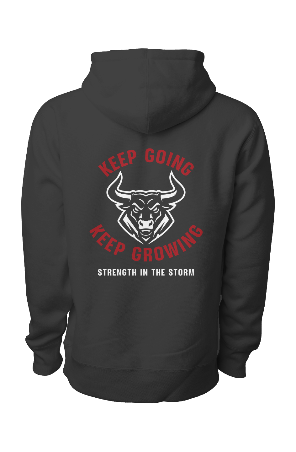 KGKG Bull Hoodie - Strength in the Storm