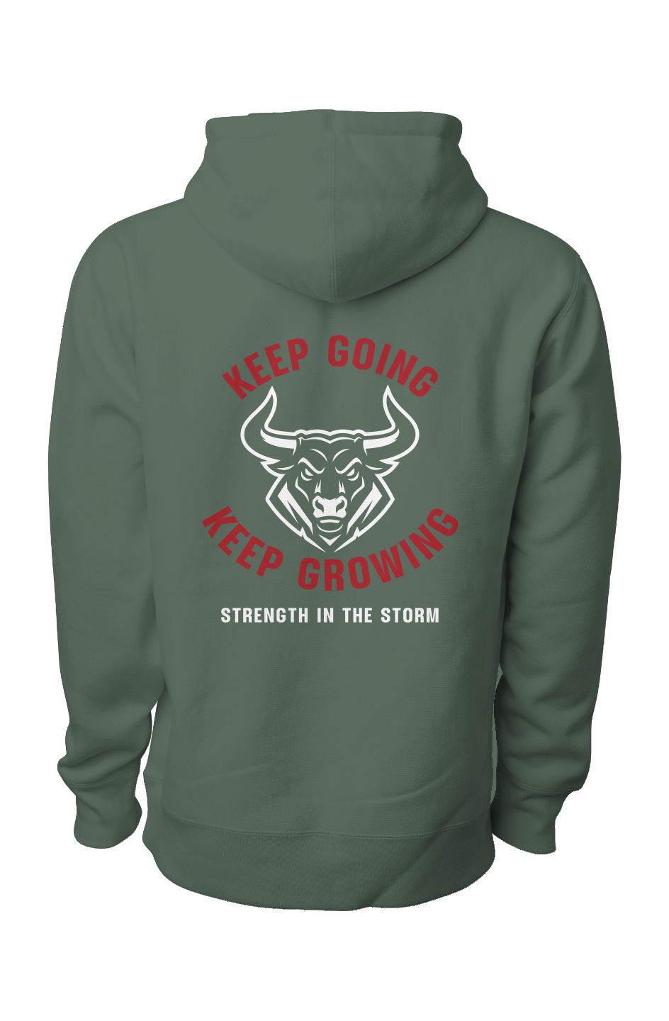 KGKG Bull Hoodie - Strength in the Storm