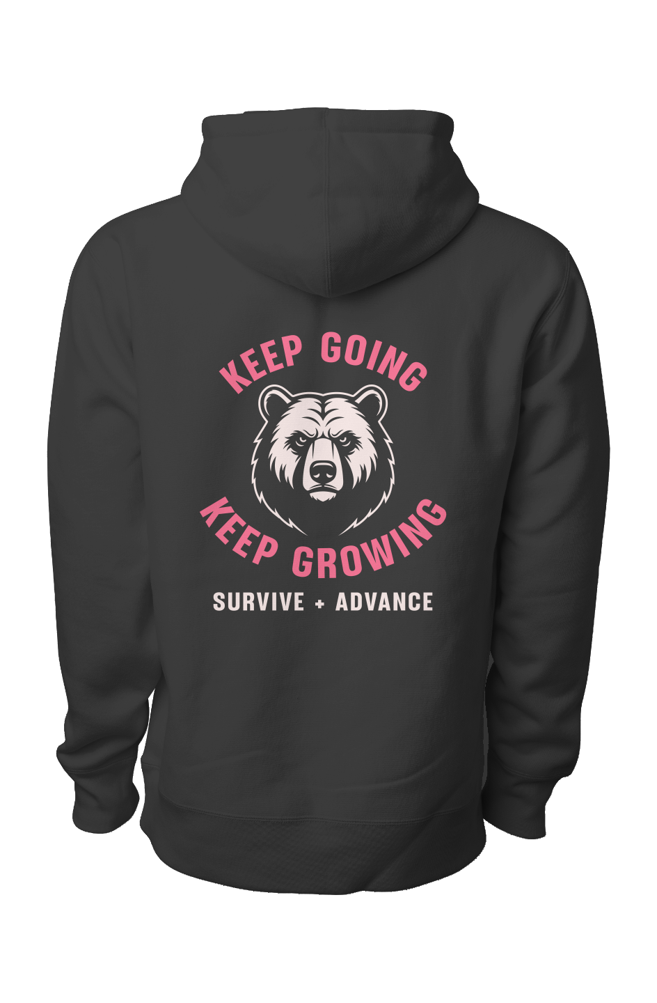 KGKG Bear Hoodie - Survive + Advance
