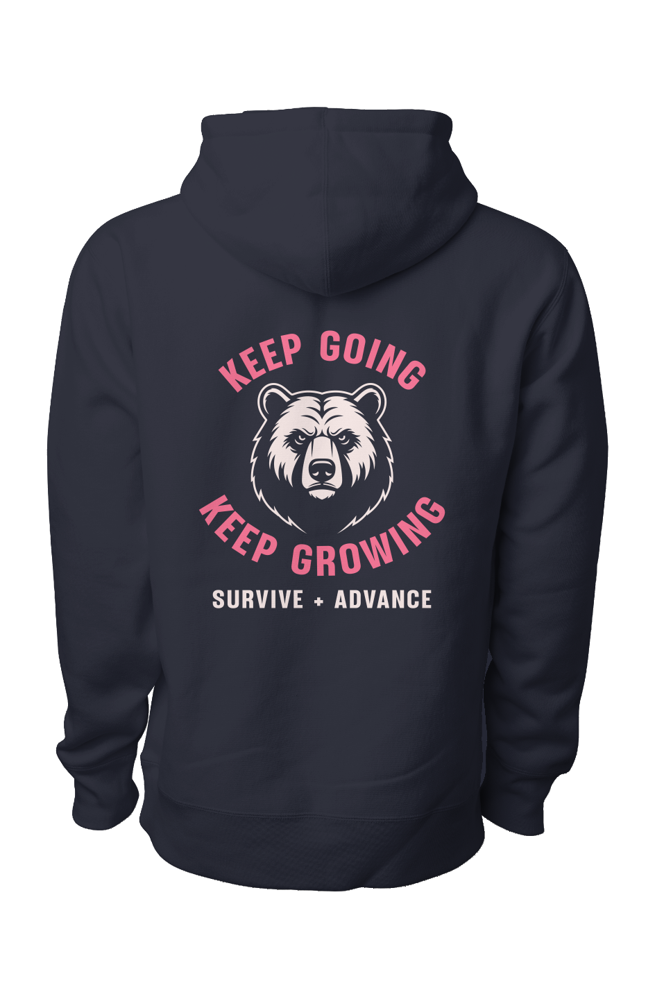 KGKG Bear Hoodie - Survive + Advance